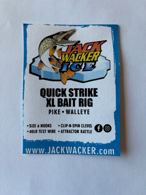ice rigs tackle box Jack Wacker ICE Quick Strike XL Bait Rig