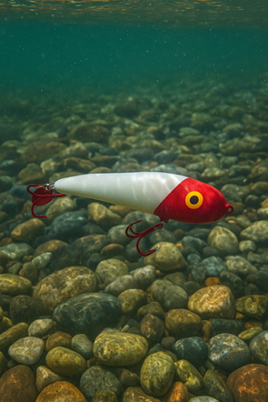Red& White Top Water Lure