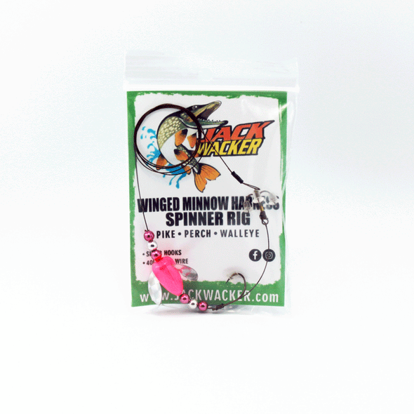 Jack Wacker Winged Minnow Harness Spinner Rig