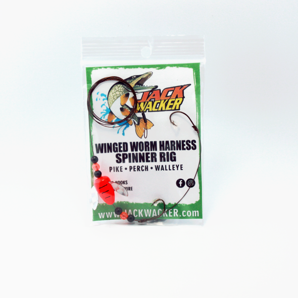 Jack Wacked Winged Worm Harness Spinner Rig