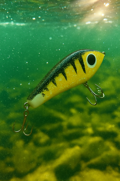 Yellow & Black Perch Jerkbait