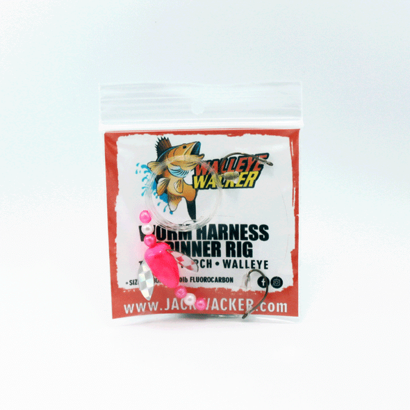 Walleye Wacker Worm Harness Spinner Rig, Jack Wacker Fishing Gear Company