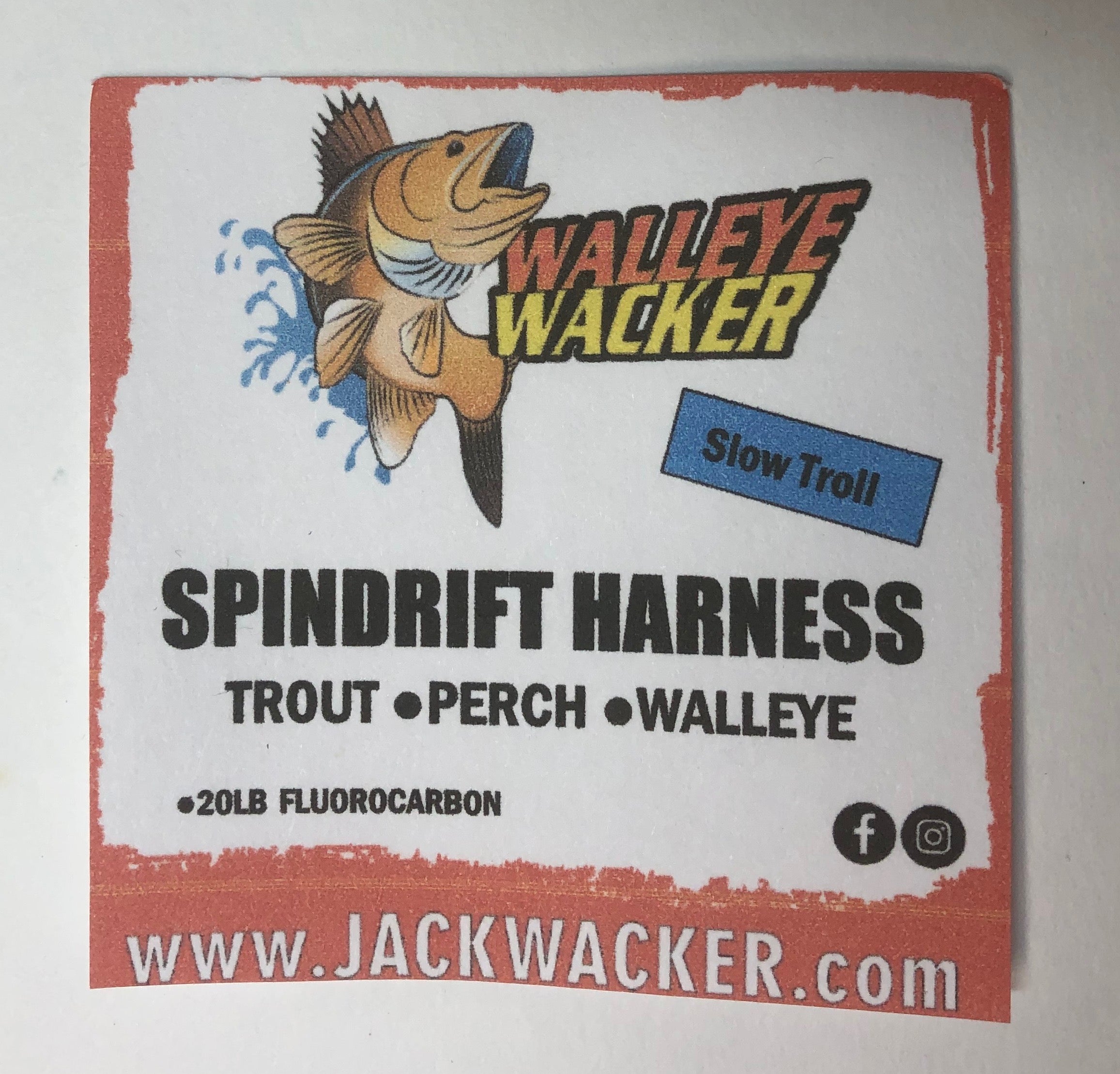 Walleye Wacker Spindrift Harness – Jack Wacker Fishing Gear Co.