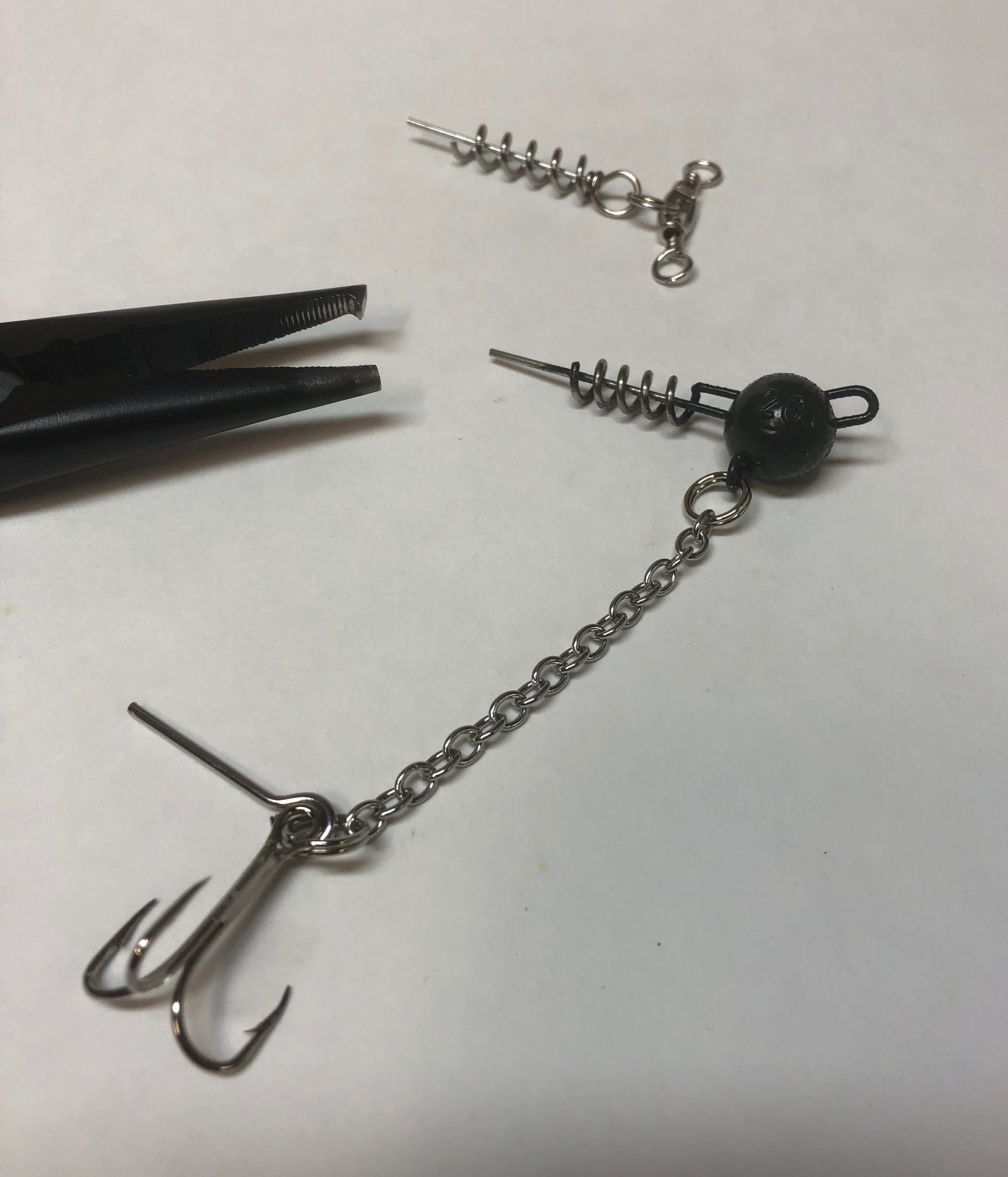 corkscrew fishing hooks Corkscrew Jig Head 20g – Jack Wacker Fishing Gear Co