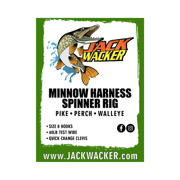 Minnow Harness Spinner Rig, Jack Wacker Fishing Gear Company