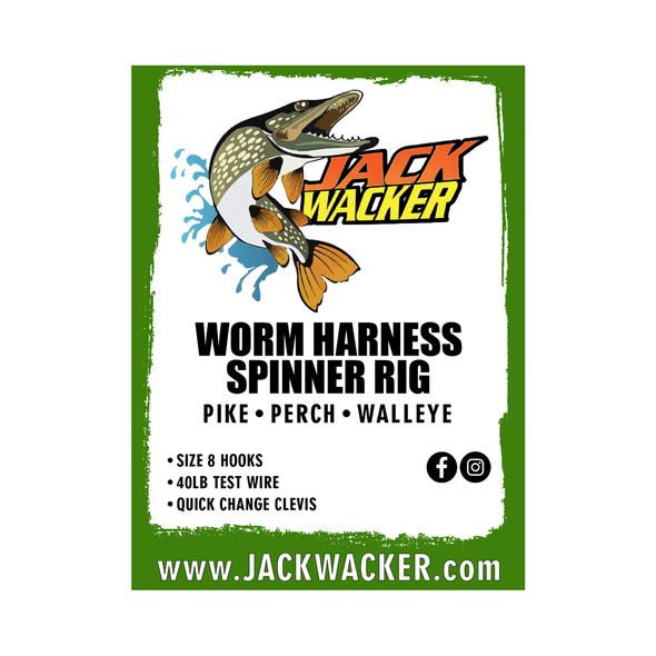 Worm Harness Spinner Rig, Jack Wacker Fishing Gear Company