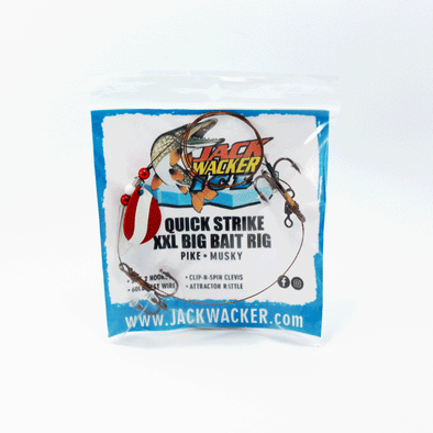 Jack Wacker Ice Quick Strike XXL Big Bait Rig, Jack Wacker Fishing Gear Company