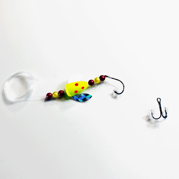 Walleye Wacker Minnow Harness Spinner Rig, Jack Wacker Fishing Gear Company